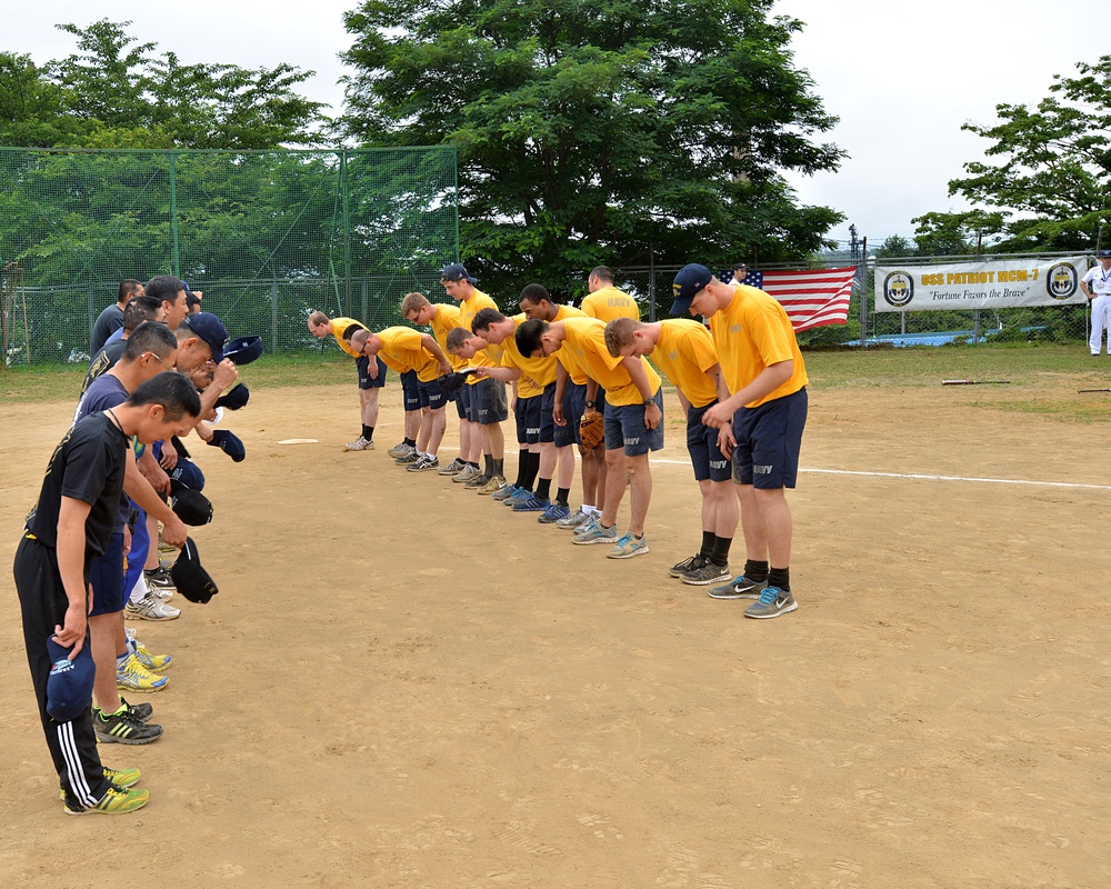 USS patriot sailors take part in bilateral sports day in northern Japan