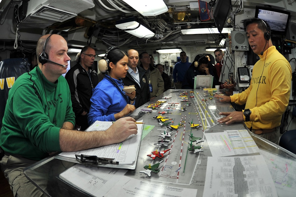 USS George Washington Talisman Saber operations