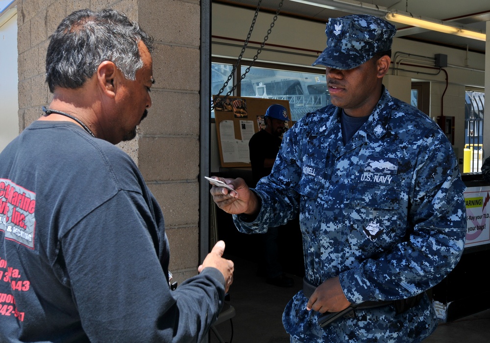 USS Carl Vinson sailors at work