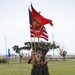 Retirement ceremony at Camp Kinser