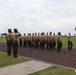 Retirement ceremony at Camp Kinser