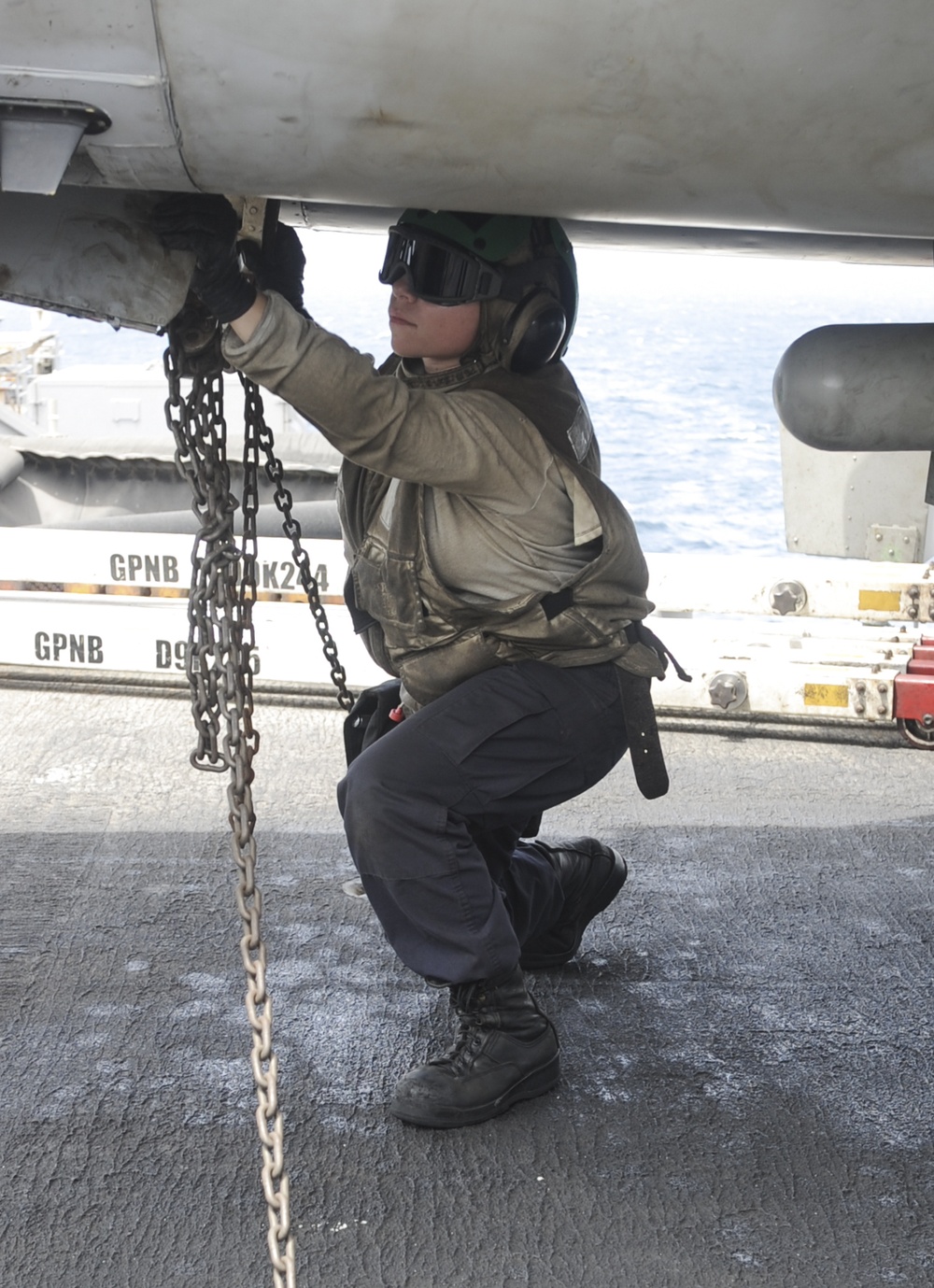 Nimitz flight deck operations