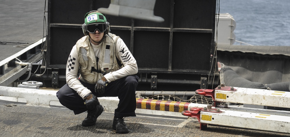 Nimitz flight deck operations