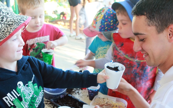 MRF-D Marines and Australian soldiers transform daycare yard