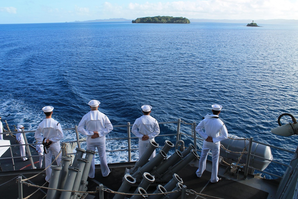 DVIDS - Images - USS Higgins arrives in Malakal Harbor [Image 2 of 2]