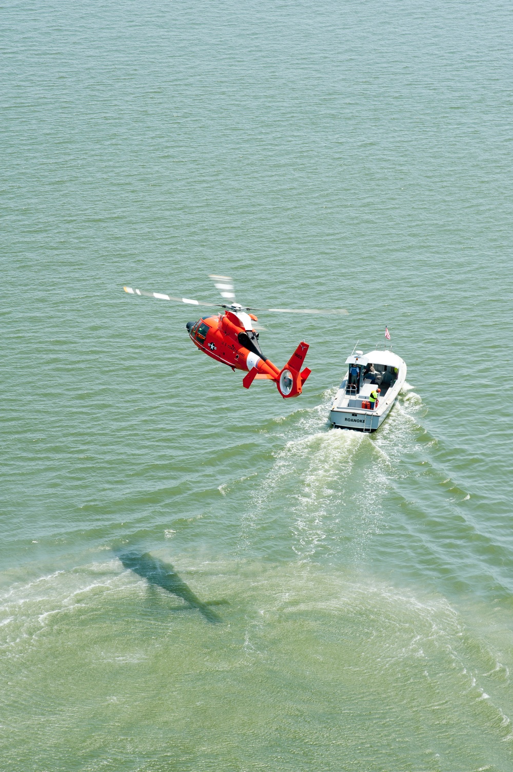 Coast Guard training flight