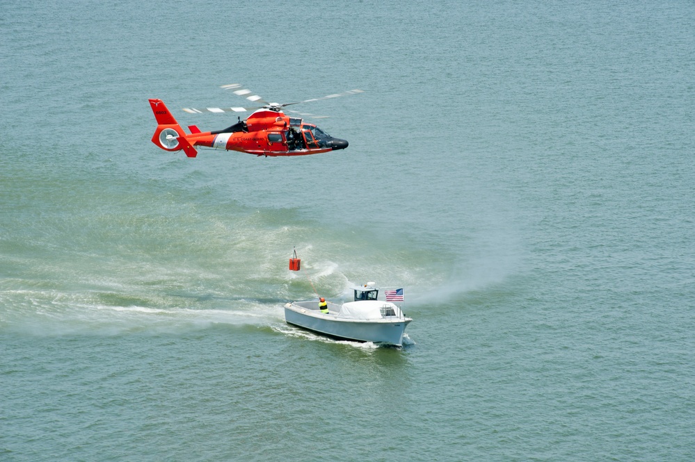 Coast Guard training flight