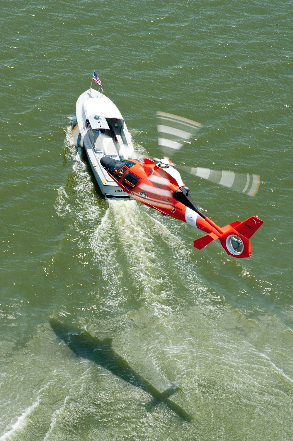 Coast Guard training flight