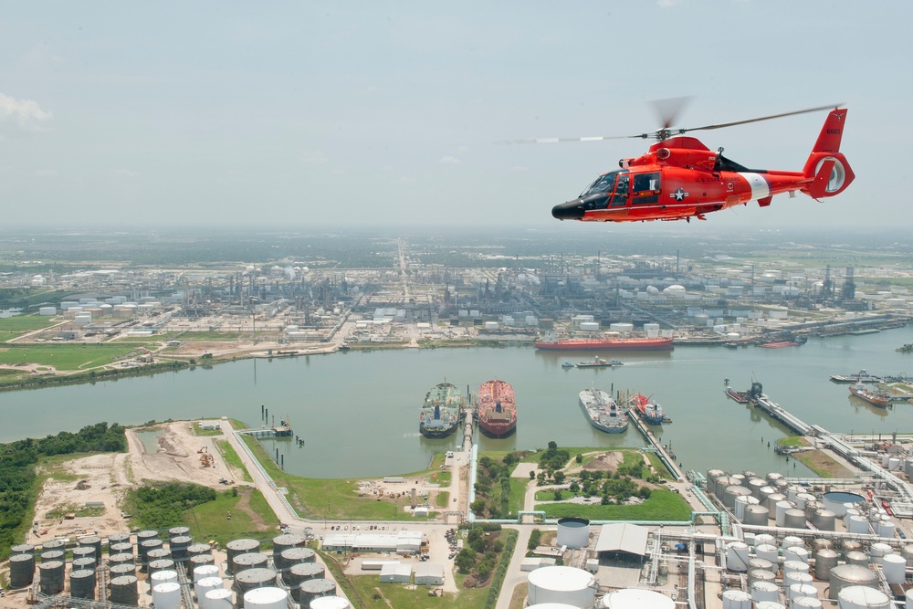 Coast Guard training flight