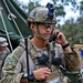 US Air Force captain performs radio check for 4-25 IBCT (A)