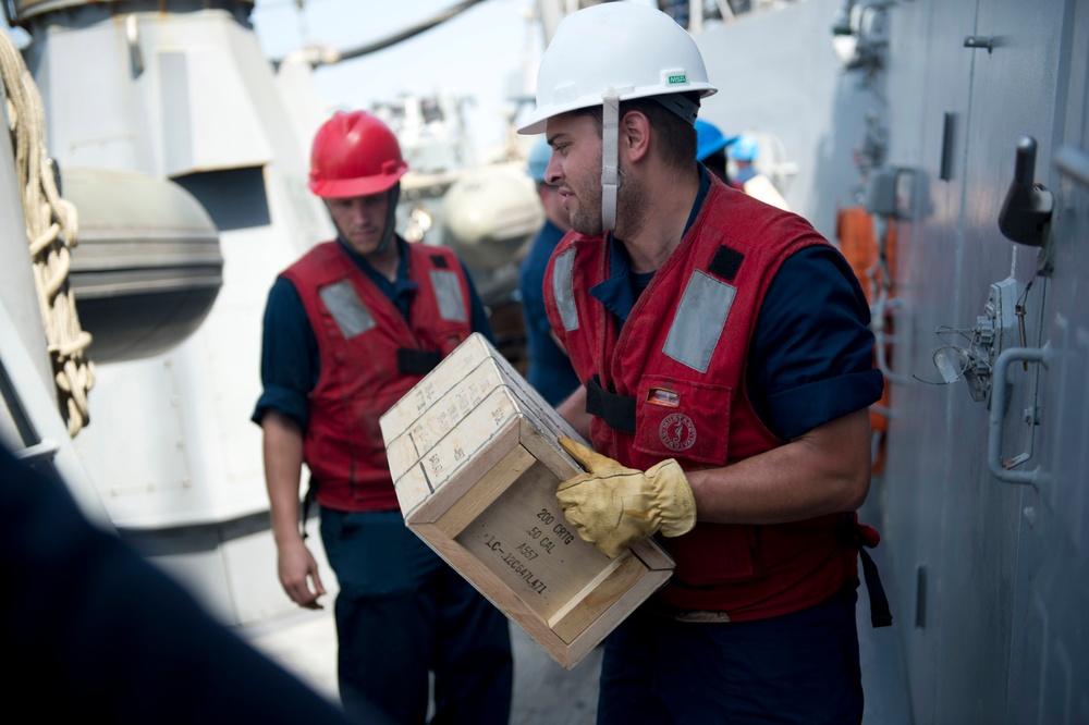 USS William P. Lawrence operations