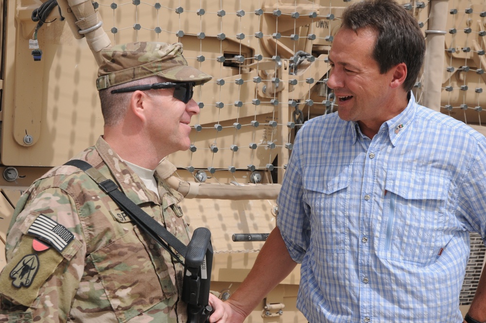 Governor visits Montana Guardsmen in Afghanistan