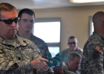 938th Military Police Detachment conducts first annual training since deployment