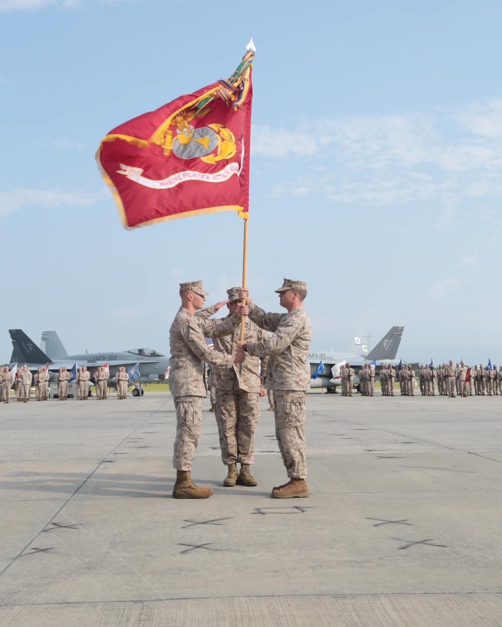 Marine Fighter Attack Squadron 122 Change of Command