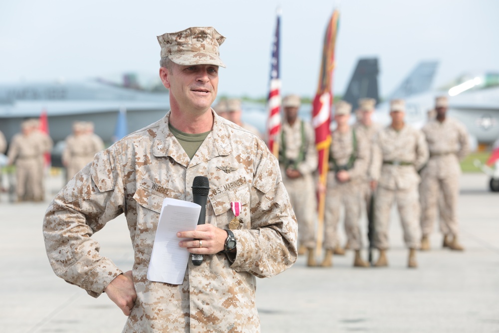 Marine Fighter Attack Squadron 122 Change of Command