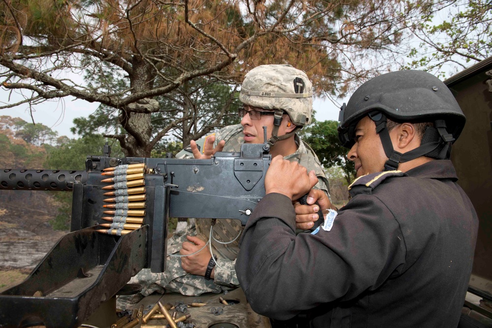 Texas Army National Guardsmen help mentor Guatemalan task force