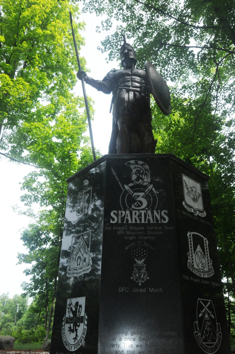 3rd Brigade Combat Team, 10th Mountain Division Spartan Memorial