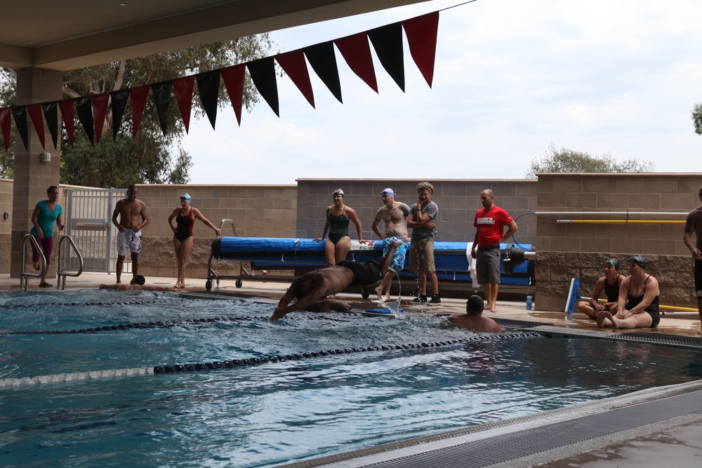 USMC Wounded Warrior Regiment Warrior Athlete Reconditioning Program Swim Camp