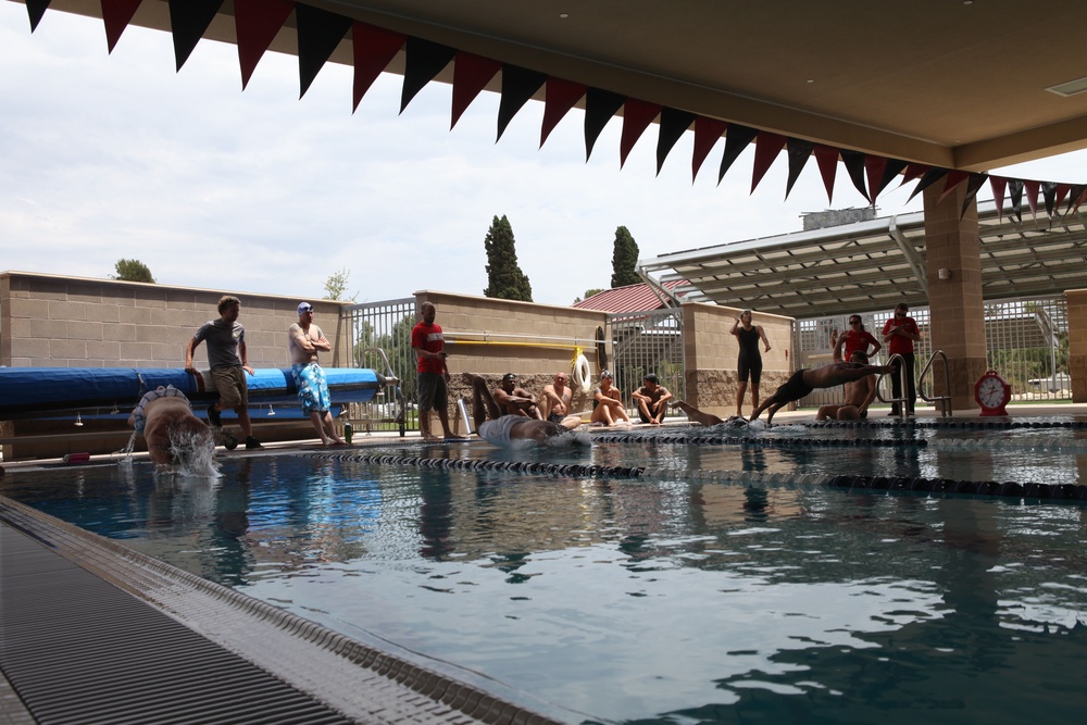 USMC Wounded Warrior Regiment Warrior Athlete Reconditioning Program Swim Camp