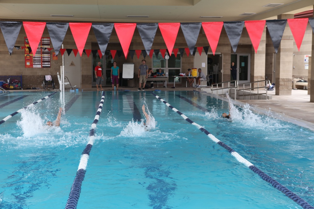 USMC Wounded Warrior Regiment Warrior Athlete Reconditioning Program Swim Camp