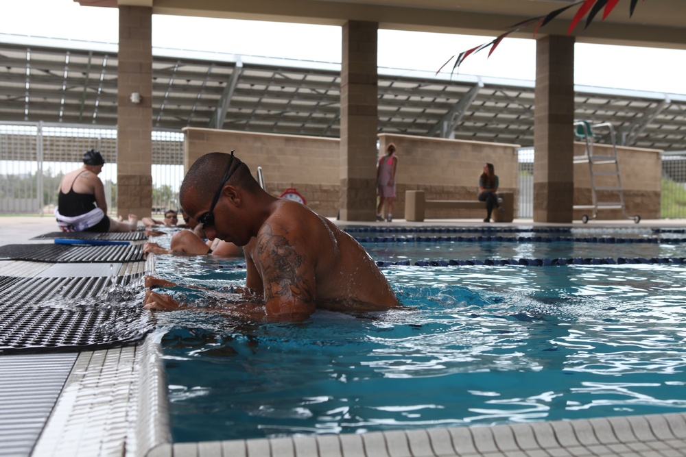 USMC Wounded Warrior Regiment Warrior Athlete Reconditioning Program Swim Camp