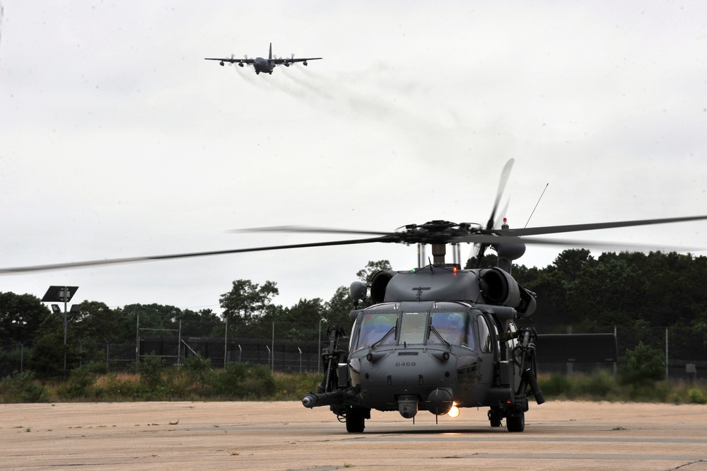 Secretary of the Air Force Eric Fanning visits the 106th Rescue Wing