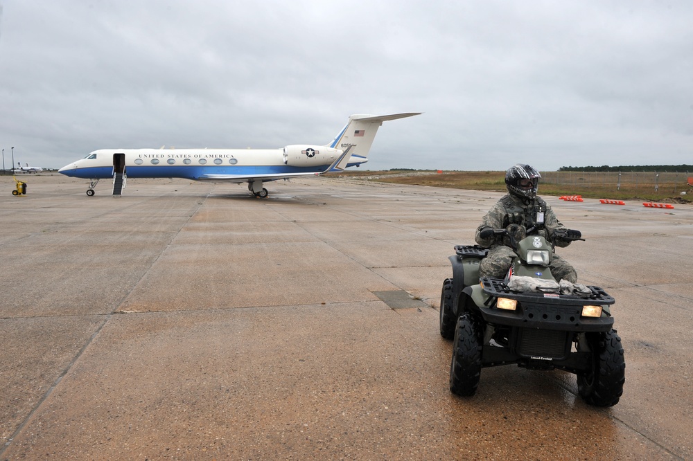 Secretary of the Air Force Eric Fanning visits the 106th Rescue Wing