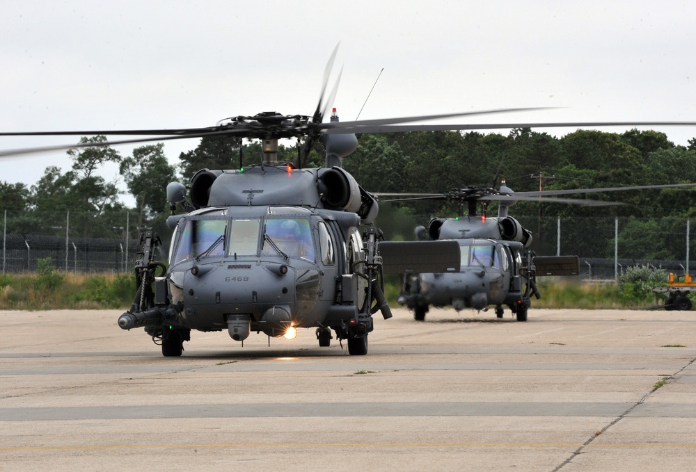 Secretary of the Air Force Eric Fanning visits the 106th Rescue Wing