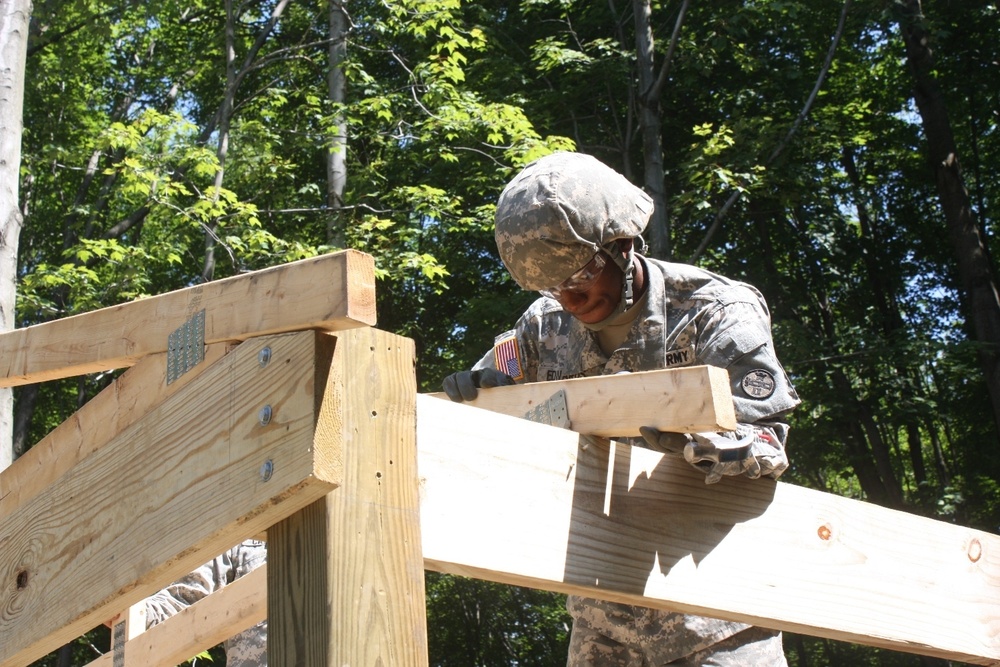 1194th soldiers undertake construction phase of annual training