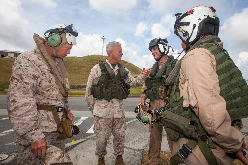 Commandant visits Marine Corps bases throughout Okinawa