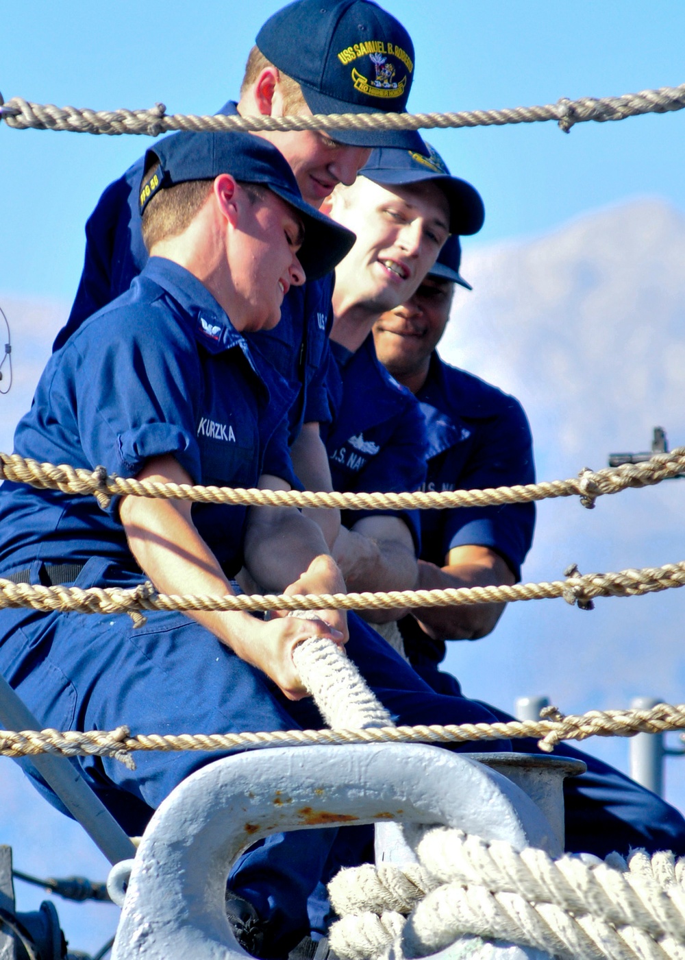 USS Samuel B. Roberts visits Greece
