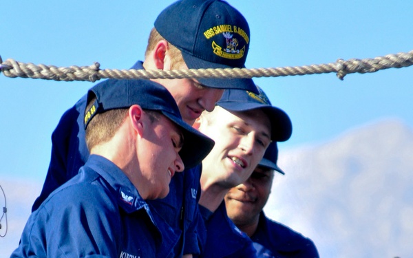 USS Samuel B. Roberts visits Greece