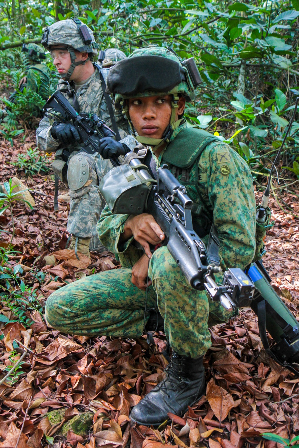 US, Singapore work together in the field