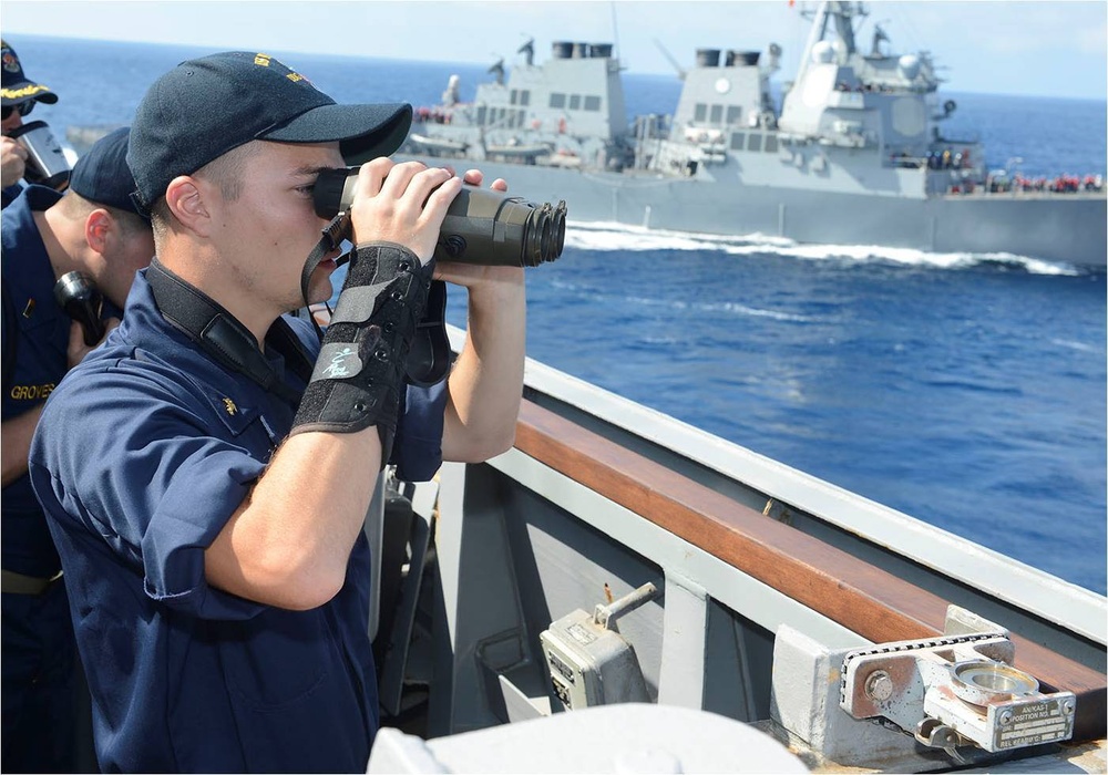 USS Bulkeley Conducts Underway Replenishment