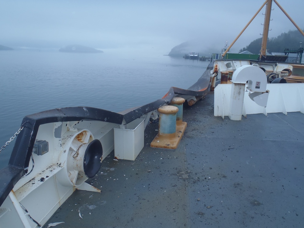 Coast Guard cutter damaged in barge allision in Cordova, Alaska