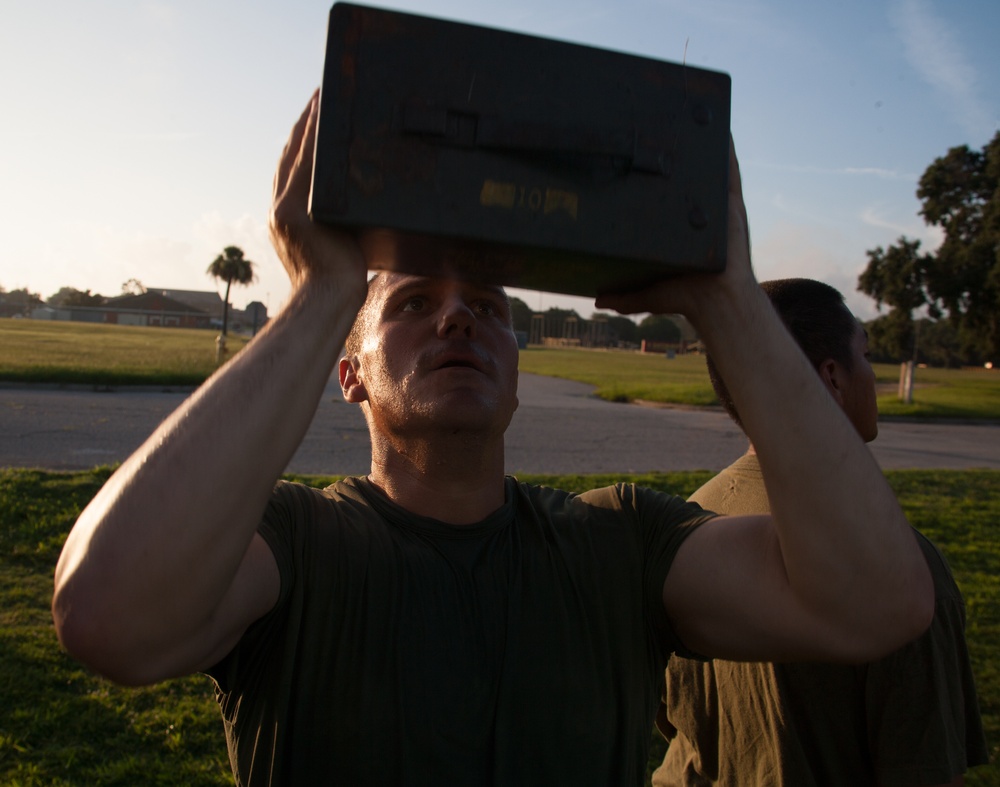 Photo Gallery: Marine recruits test combat fitness on Parris Island