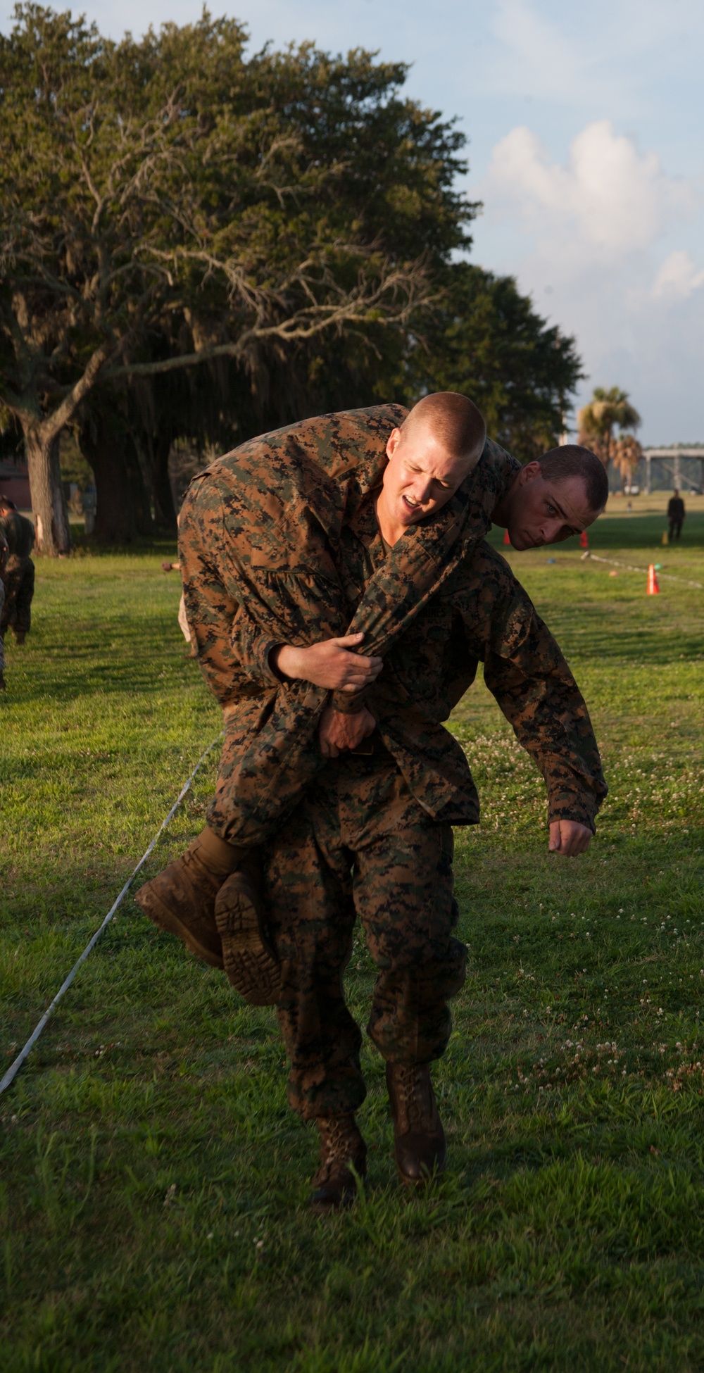 Photo Gallery: Marine recruits test combat fitness on Parris Island