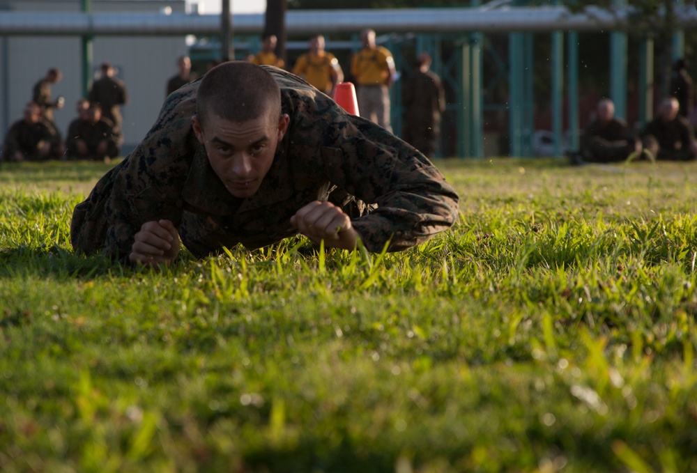 Photo Gallery: Marine recruits test combat fitness on Parris Island