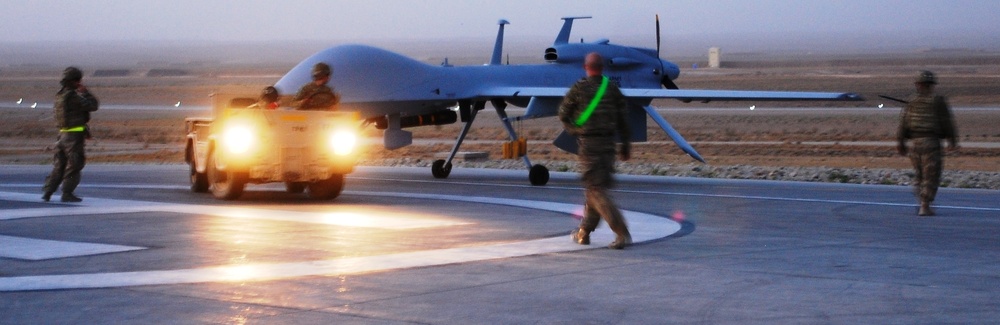 Task Force Falcon UAV maintainers keep birds in the air