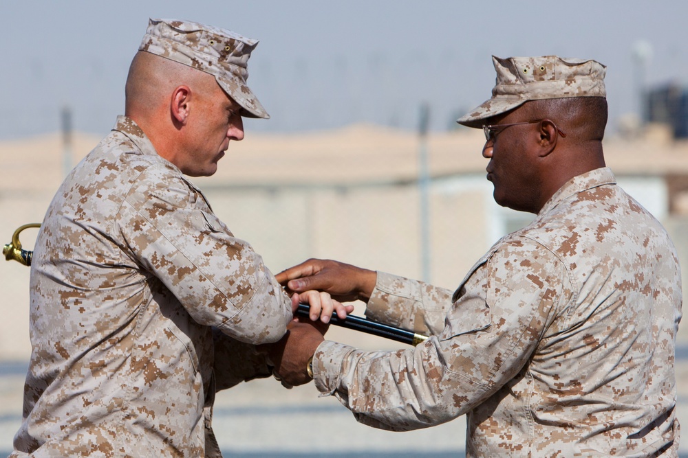 Relief and Appointment: CLR-2 welcomes Marines, sergeant major