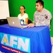 Middle school students visit 222nd Broadcast Operations Detachment