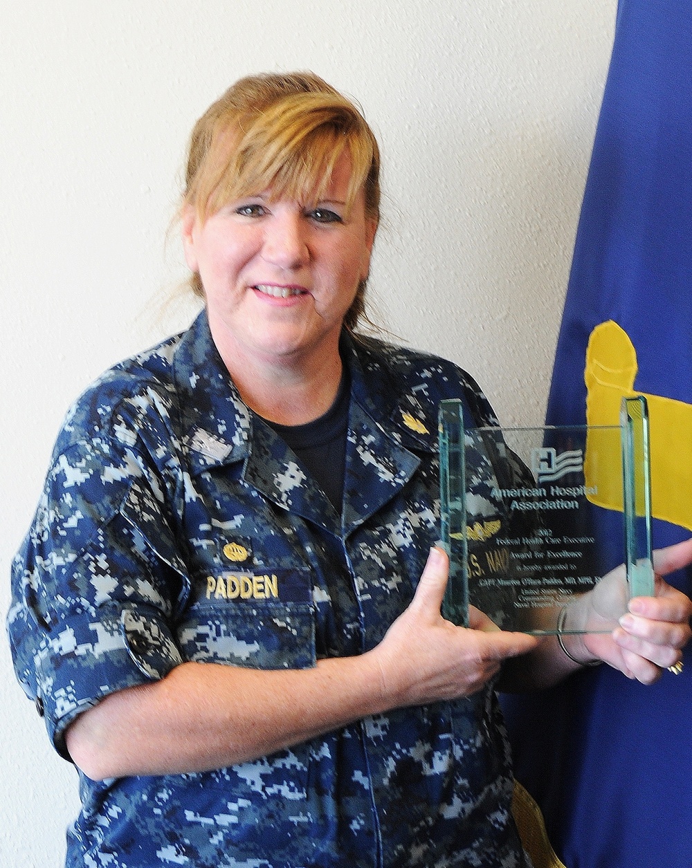 Head of Naval Hospital Pensacola receives AHA Award