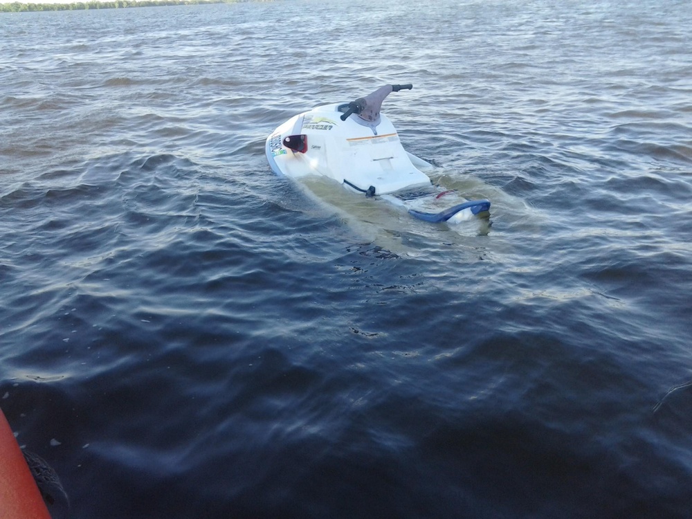 Personal watercraft sinking in Delaware River