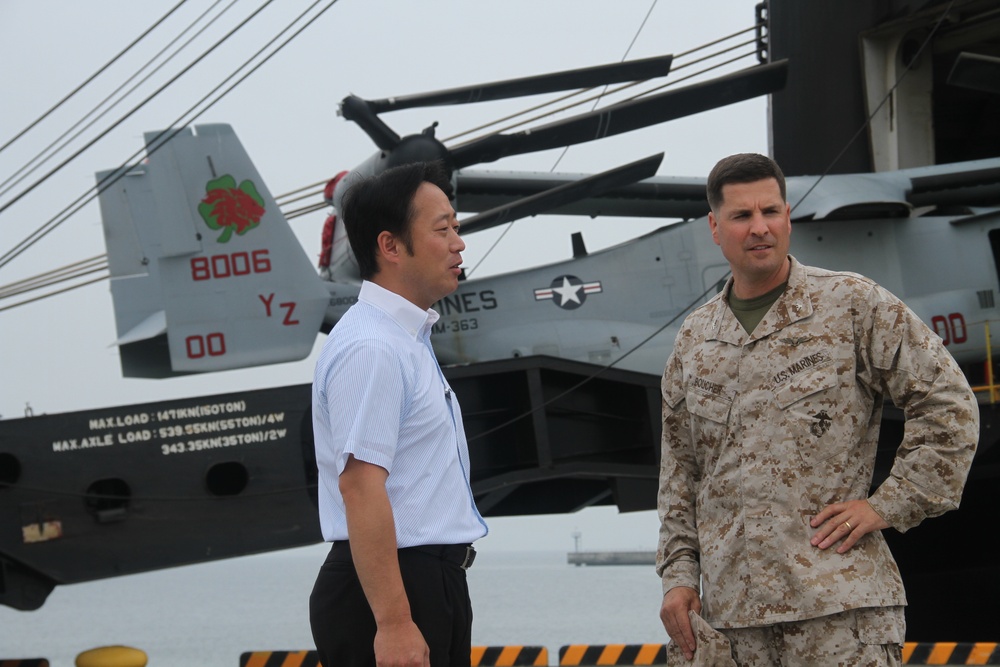 MV-22 Ospreys arrive at MCAS Iwakuni