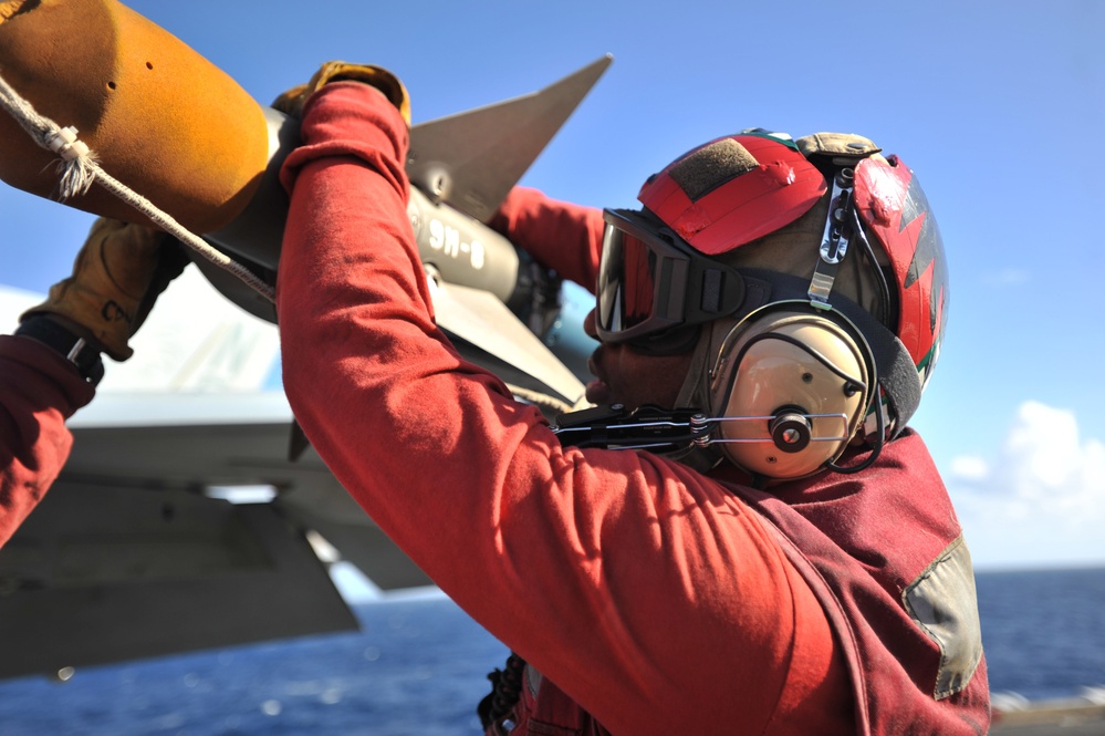 USS George Washington flight deck operations