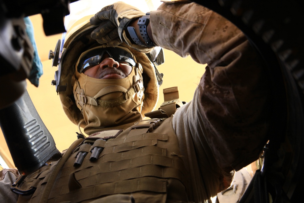 In the hot seat: Turret gunner shares first patrol in Afghanistan