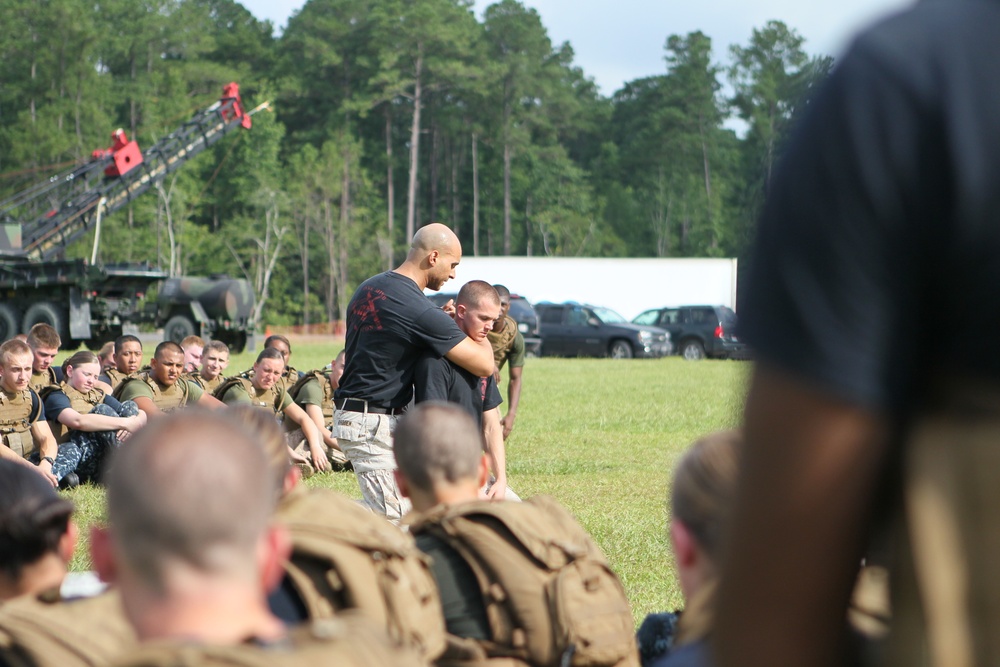 Midshipmen learn Marine Corps way of life