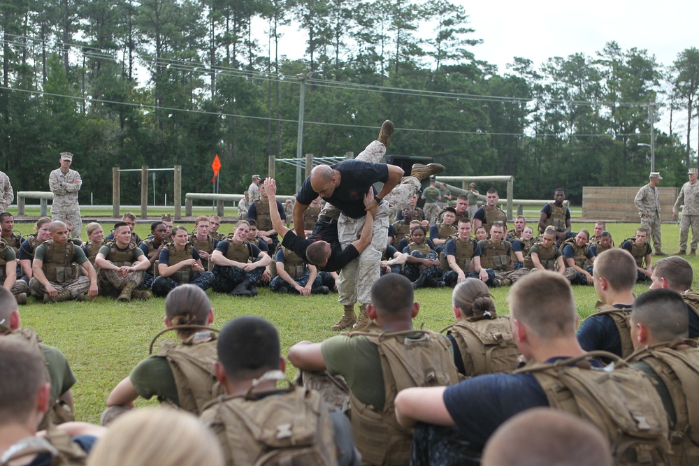 Midshipmen learn Marine Corps way of life