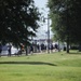 Coast Guard members work out
