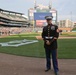 Livonia Marine throws Tigers first pitch